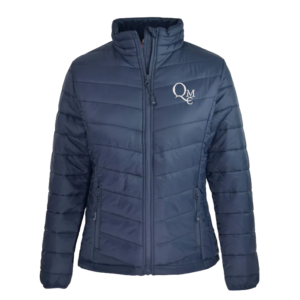 Queen Margaret College Puffer Jacket - Navy