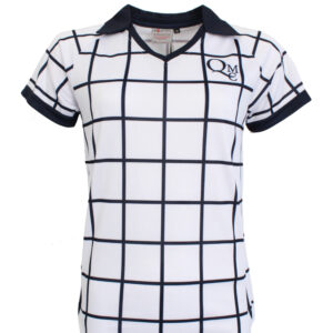 QMC Youth Sports Mesh PE Top White/Navy